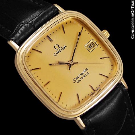 omega seamaster quartz 1980|vintage omega seamaster quartz watch.